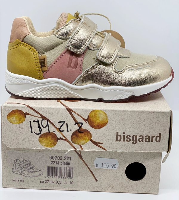 Bisgaard Sneaker "karla tex" I gold I TEX